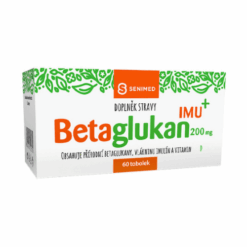 SENIMED Betaglukan 200 mg IMU+ s vlákninou a vitamínom D 60 kapsúl Senimed www.bohre.sk
