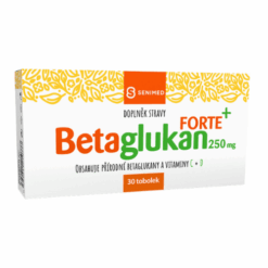 SENIMED Betaglukan 250 mg forte+ s vitamínom C a D 30 kapsúl Senimed www.bohre.sk