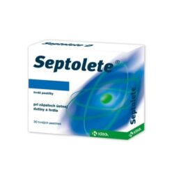 SEPTOLETE 30 tvrdých pastiliek Septolete www.bohre.sk