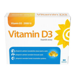 SIROWA Vitamín D3 2000 IU 60 kapsúl SIROWA www.bohre.sk