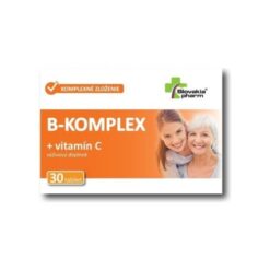 SLOVAKIAPHARM B-komplex + vitamín C 30 tabliet SlovakiaPharm www.bohre.sk
