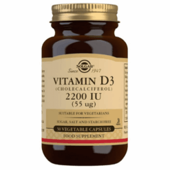 SOLGAR Vitamín D3 2200 IU 50 kapsúl Solgar www.bohre.sk