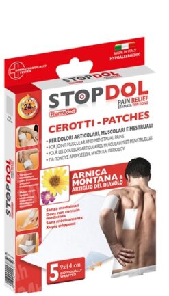 STOPDOL Náplasti proti bolesti 9 x 14 cm | 5 ks Stopdol www.bohre.sk