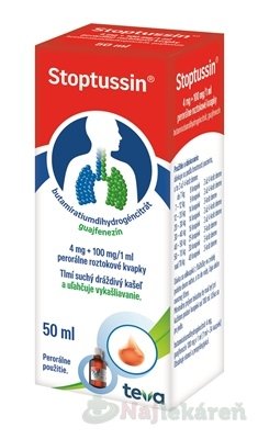 STOPTUSSIN kvapky na dráždivý kašel 50ml Stoptussin www.bohre.sk