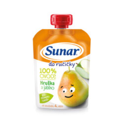 SUNAR Do ručičky ovocná kapsička hruška 4m+ 100 g SUNAR www.bohre.sk