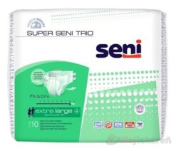 SUPER SENI TRIO Extra Large plienkové nohavičky (savosť 3400 ml, obv. pása 130 -170cm) 10ks Seni www.bohre.sk