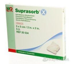 SUPRASORB X KRYTIE NA RANY (5x5 cm) 5ks Suprasorb www.bohre.sk