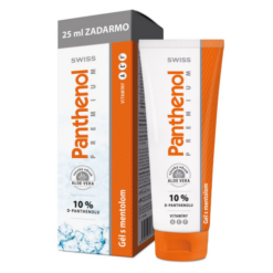SWISS Panthenol premium gél s mentolom 100 + 25 ml ZADARMO SWISS www.bohre.sk
