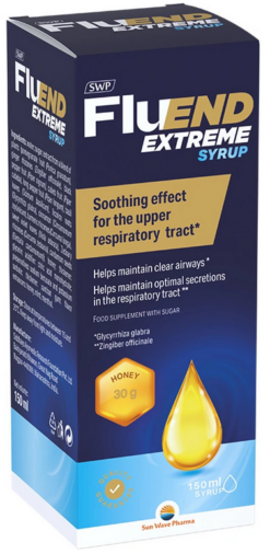 SWP Fluend Extreme syrup honey 150 ml SUN WAVE PHARMA www.bohre.sk