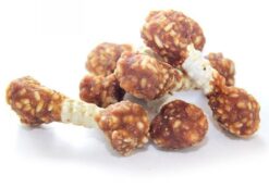 Salač Kosť-činka kalciová s kuracím mäsom 250 g Salač www.bohre.sk