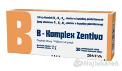 Sanofi B-Komplex 30 tabliet Zentiva www.bohre.sk