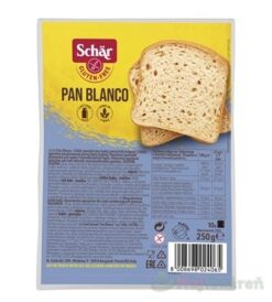 Schär PAN BLANCO chlieb bezgluténový, biely, krájaný 250 g Dr. Schär AG www.bohre.sk