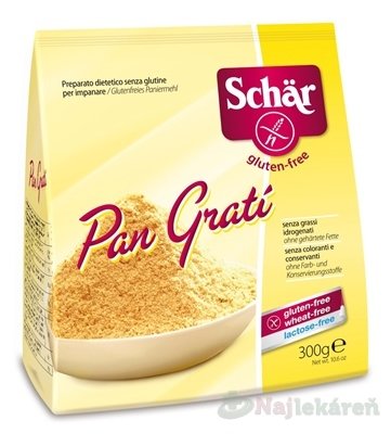 Schär Pan Gratí Paniermehl strúhanka bezgluténová 300 g Dr. Schär AG www.bohre.sk