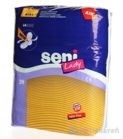 Seni Lady AIR MINI VLOŽKY anatomické urologické vložky pre ženy, savosť 190ml, 20ks Seni www.bohre.sk