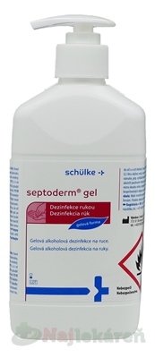 Septoderm gél dezinfekcia rúk 500ml Septoderm www.bohre.sk