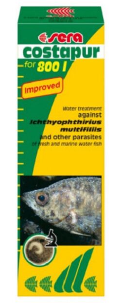 Sera Costapur roztok proti Ichthiophthirius pre okrasné ryby 50ml SERA www.bohre.sk