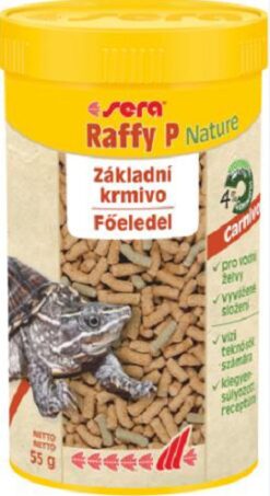 Sera Raffy P Nature krmivo pre mäsožravé plazy a vodné korytnačky 250ml SERA www.bohre.sk