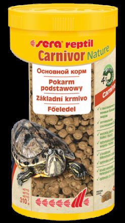 Sera Reptil Professional Carnivor Nature krmivo pre mäsožravé reptílie a vodné korytnačky 1000ml SERA www.bohre.sk