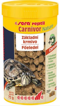 Sera Reptil Professional Carnivor Nature krmivo pre mäsožravé reptílie a vodné korytnačky 250ml SERA www.bohre.sk