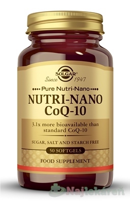 Solgar Nutri-Nano CoQ-10 50 kapsúl Solgar www.bohre.sk