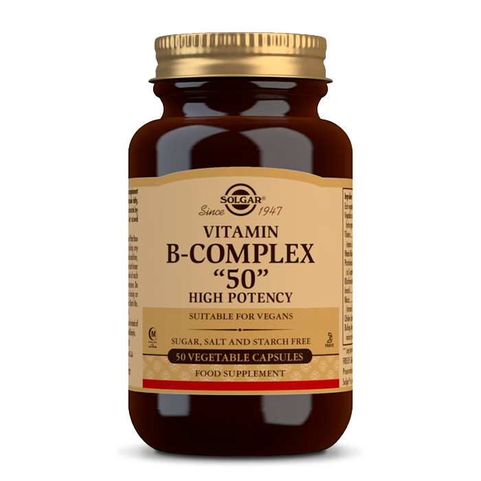 Solgar Vitamín B-komplex "50" 50 kapsúl Solgar www.bohre.sk