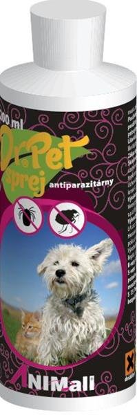 Spray Dr.Pet antiparazitárny s repelentným účinkom pre psy a mačky 200ml Dr.Pet www.bohre.sk