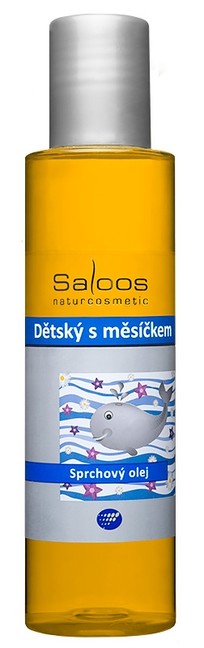 Sprchový olej pre deti s extraktom nechtík Saloos Naturcosmetic www.bohre.sk