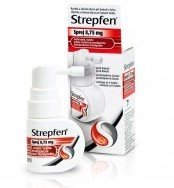 Strepfen Sprej 8,75 mg orálna roztoková aerodisperzia aer.ors.1 x 15 ml Strepfen www.bohre.sk