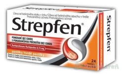 Strepfen s pomarančovou príchuťou bez cukru pas.ord.24 x 8,75 mg Strepfen www.bohre.sk