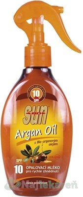 SunVital Argan Oil opaľovacie mlieko SPF10 200 ml Vivaco s.r.o. www.bohre.sk