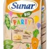 Sunar BIO Chrumky Party mix (hráškové struky a mrkvové kolieska)(od ukonč. 12. mesiaca) 45 g SUNAR www.bohre.sk