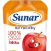 Sunar Do ručičky JABLKO 100 % ovocia (od ukonč. 4. mesiaca) 100 g SUNAR www.bohre.sk