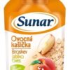 Sunar Ovocná kašička broskyňa jablko ovos 120 g SUNAR www.bohre.sk