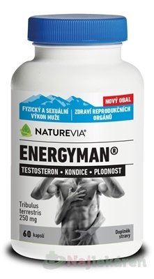 Swiss Naturevia Energyman 60 kapsúl NatureVIA www.bohre.sk