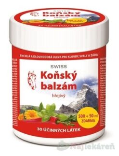 Swiss konský balzam hrejivý 550 ml Swiss www.bohre.sk