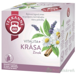 TEEKANNE BČ Vitalita+ KRÁSA Zinok bylinná čajová zmes 10x1,75g TEEKANNE www.bohre.sk