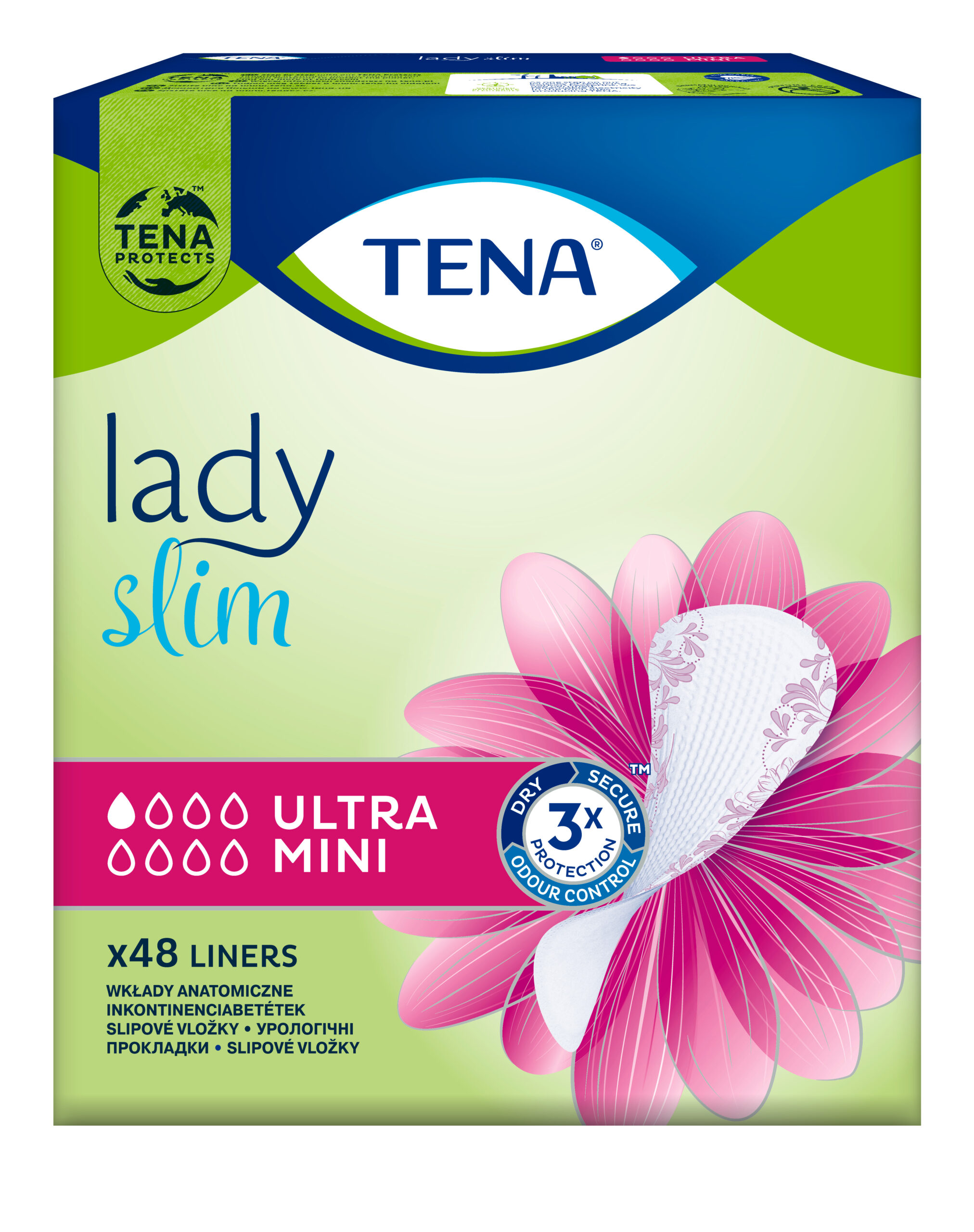 TENA Lady Slim Ultra Mini inkontinenčné slipové vložky 48ks TENA www.bohre.sk
