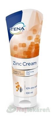 TENA ZINKOVÝ KRÉM (Zinc cream), 100 ml TENA www.bohre.sk