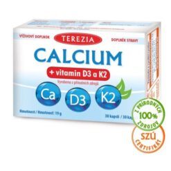 TEREZIA Calcium + vitamín D3 a K2 30 kapsúl TEREZIA www.bohre.sk