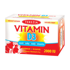TEREZIA Vitamín D3 2000 IU 90 kapsúl TEREZIA www.bohre.sk