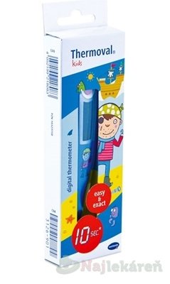 THERMOVAL kids digitálny teplomer, easy and exact, 1ks Thermoval www.bohre.sk