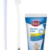 TRIXIE Sada dentální hygieny pro kočky pasta se sýrovou příchutí 50g dva zubní kartáčky TRIXIE www.bohre.sk