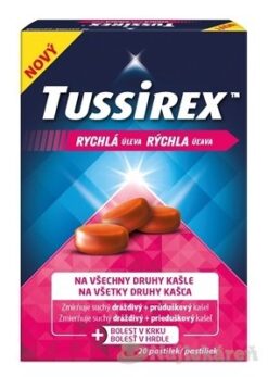 TUSSIREX Pastilky proti kašľu 20 Tussirex www.bohre.sk