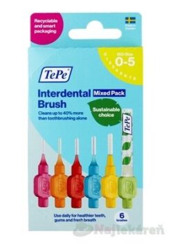 TePe Intermediate 0-5 Mix Pack 6 ks TePe www.bohre.sk