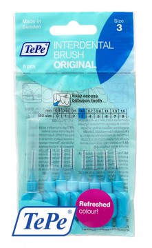 TePe Original medzizubné kefky 0,6 mm 8 ks sáčok  www.bohre.sk