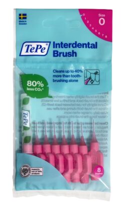 TePe Originál medzizubné kefky na dentálnu starostlivosť 0,4 mm, 8ks (ružové) TePe www.bohre.sk