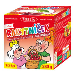 Terezia Company Rakytníček multiVitamínové želatínky s rakytníkom príchuť višňa 70 ks Terezia Company www.bohre.sk