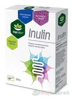 Topnatur Inulin prášok rozpustná vláknina 200 g Topnatur www.bohre.sk