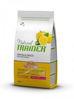 Trainer TR.nat. puppy Small cers.kura 2kg Trainer www.bohre.sk