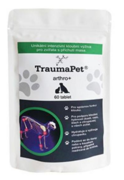 TraumaPet arthro+ kĺbová výživa pre domáce zvieratá 60tbl NanoComplex s.r.o. www.bohre.sk